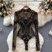 Women's Clothing Women's Slim Fit Embroidered Long Sleeve T-Shirt High End Lace Base Layer Versatile Style Jumpsuit For Fall Winter_ecoleips.com