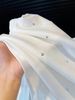 Women's Casual Short Sleeve T-Shirt Round Neck Heart Shaped Sequined Pattern New Summer Top_ecoleips.com