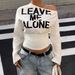 American Retro 2025 Autumn New Style Off-shoulder Printed Letter Sweatshirt For Women, Stylish And Slim-fit Long-sleeve_ecoleips.com