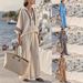 Women's Casual Hooded Pullover Top 3/4 Sleeve Solid Multi Color Long Sleeve Pants Set For Spring Autumn_ecoleips.com