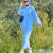 Muslim Women 2025 Spring New Fashion Long Sleeve Shirt Cardigan Straight Pants Set_ecoleips.com