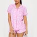 Women's Clothing Comfortable Home Short Sleeved Printed Shorts Suit_ecoleips.com