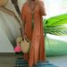 Women's Spring And Summer V-Neck Swing Dress – Flowy Long Dress In Multi-Colors For Spring & Summer_ecoleips.com