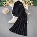 Women's Clothing Temperament Long Sleeved Sun Proof Shirt + Pleated Slimming Bottoming Sling + High Waisted Skirt Three Piece Set_ecoleips.com