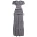 Summer Style Women's Sexy Off-Shoulder Strapless Top And Solid Color Slim Fit Pleated Skirt Set_ecoleips.com