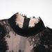 Cross-border European American Long-sleeved Lace Half-high Collar Patchwork Dress, Sweet And Elegant Long Evening Gown_ecoleips.com