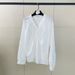 Women's French Style V Neck Pleated White Shirt Loose Slimming Versatile Gentle Design for Commuting_ecoleips.com
