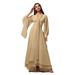 Women's Clothing Chiffon Dress Fashion Bohemian Waist Bridesmaid Dress_ecoleips.com