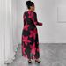 Floral Wrap Dress For Women – Plus Size, Flattering & Elegant V-Neck Summer Dress_ecoleips.com
