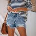 Women’s Clothing The New Popular Stretchy Ripped Tassel Women's Denim Shorts Popular Wish Super Hot_ecoleips.com