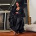 Women's Clothing new women's long windbreaker autumn new solid color ruffled shawl coat_ecoleips.com