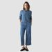 New Women's Slim Fit Collared Jumpsuit Casual Straight Leg Denim Fashionable Cross Border European American Style 2026_ecoleips.com