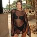 European And American Best-Selling Women's Clothing 2026 Spring New Fashion Sexy See-Through Loose Round-Neck T-Shirt_ecoleips.com