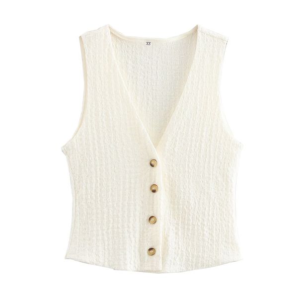 Women's Clothing Women's Textured Single Breasted Vest Vest High Waist Straight Trousers Casual Suit_ecoleips.com