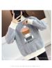 Women's Semi-Turtle Neck Mink Velvet Sweater Loose Knit Top For Autumn Winter Fashion Casual Chic_ecoleips.com