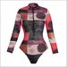 Women's Clothing Women's Long Sleeved One Piece Swimsuit Style Sun Protection Long Pants Kupalnik Modest Coverage, Beach & Pool Ready_ecoleips.com