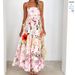 Women's High Waist Printed Swing Dress Summer Fashion Backless Suspenders Sexy European American Style 2025_ecoleips.com