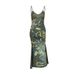 PB228 Fashionable Summer Elegant Style Women's Slim Fit Strap V-Neck Mermaid Dress_ecoleips.com