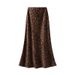 Leopard Print Midi For Women 2025 Autumn Winter New High Waist Slimming Fishtail Mid-Length Pencil Skirt 9856_ecoleips.com