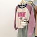 American-style Spring Autumn 2025 New Raglan Hoodless Sweatshirt For Women, Thin And Loose, Korean-style_ecoleips.com
