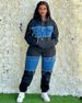 Women’s Clothing Irregular Contrast Color Stitching Denim Sweatshirt For Women Trendy Hooded Casual_ecoleips.com