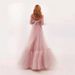 Women's Clothing Wish One Shoulder Mesh Long Sleeved Wedding Dress Big Swing Dress_ecoleips.com