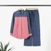 2025 Muslim Two-Piece Cotton Linen Solid Color Spring Autumn Long Sleeve Cardigan Shirt And Pants Set_ecoleips.com