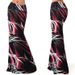 Women's High Waist Stretchy Pencil Skirt, Floral Print Long Bodycon Dress, Comfortable Polyester Spandex Slim Fit Midi Skirt For Women_ecoleips.com
