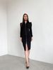 Women's Office Dress Long Sleeve Stand Collar Slim Fit Knit Dress - Spring Workwear Stretch Pencil Dress For Business Casual_ecoleips.com