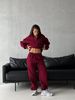 Women's Oversized Fashion Pullover Sweatshirt And Pants Set Long Sleeved Casual Two Piece Collection_ecoleips.com