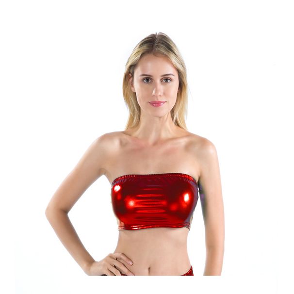 Exclusive For Cross-border Sales: New European And American Women's Nightclub Stage Outfit, Solid Color Patent Leather_ecoleips.com