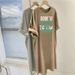 Women's Short Sleeved Dress Summer New Oversized Loose Printed Casual Dress_ecoleips.com
