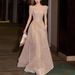 Elegant Square Neck Wedding Dress - Slim Fit Bridal Gown With Sparkling Sequins (A-Line Silhouette Lightweight Tulle For Ceremony & Evening Banquet)_ecoleips.com
