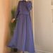 Muslim Dress Women Modest Muslim Women's Long Sleeve Dress With Polo Collar – Elegant A-Line Maxi Dress For Middle East & Southeast Asia (Brown, Black, Purple, Green)_ecoleips.com