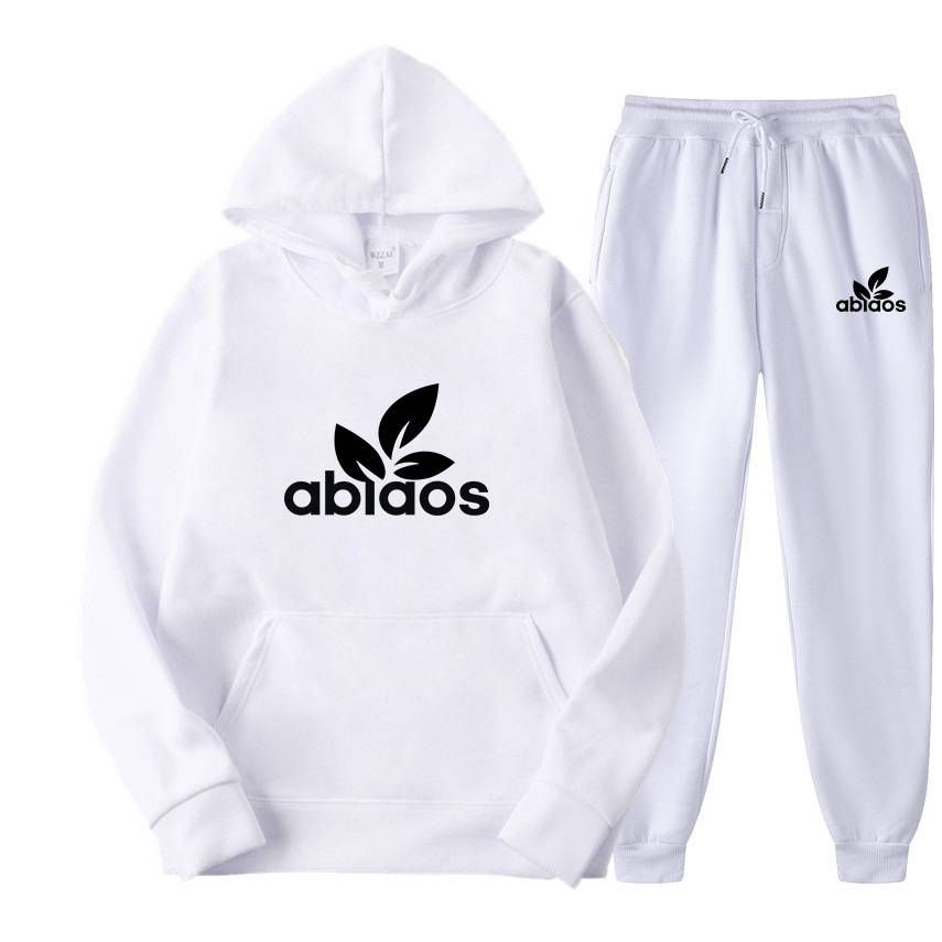 Unisex Two-piece Set Featuring A Hooded Sweatshirt And Cuffed Joggers—casual Sportswear For Students._ecoleips.com