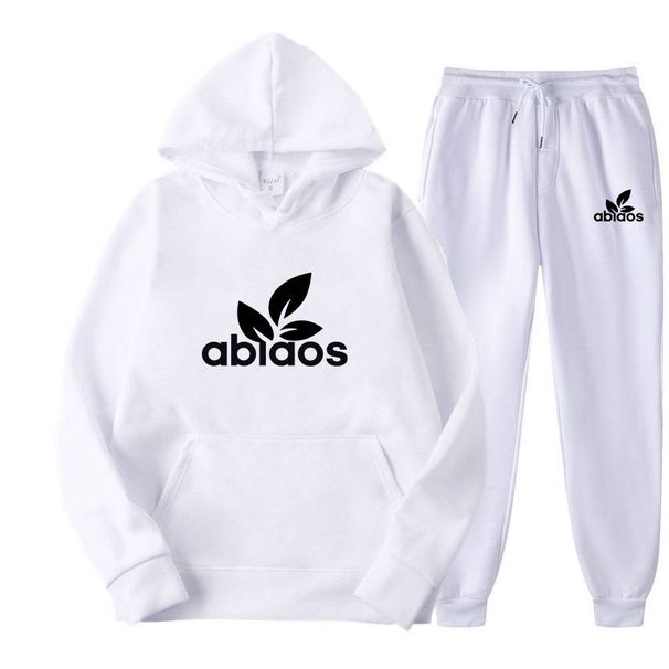 Unisex Two-piece Set Featuring A Hooded Sweatshirt And Cuffed Joggers—casual Sportswear For Students._ecoleips.com