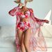 Women’s Clothing new sexy high end fashion multi color printed three piece bikini BIKINI women's swimsuit_ecoleips.com