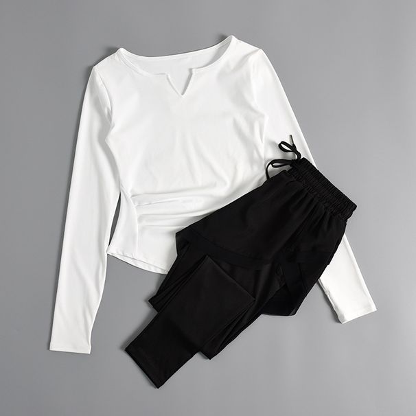 Tight Fitting, Slimming Long Sleeves Professional Internet Celebrity Quick Drying Breathable T Shirt Sports Running Training Yoga Clothes_ecoleips.com