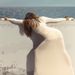 Elegant Sexy High Waist Solid Color Maxi Dress Round Neck Sheer Mesh See Through Romantic Long Dress For Women_ecoleips.com