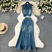 Women's Clothing Retro Denim Suit For Women Short Vest Cardigan Light 1 Diamond Long Skirt Fashionable Two Piece Suit_ecoleips.com