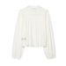 Women's Clothing Women's V Neck Short Shirt Fashion Lace Trimmed Long Sleeved Top Summer For Formal & Casual For Women_ecoleips.com