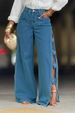 Women's Clothing Jeans Women's High Waist Slim Straight Denim Trousers_ecoleips.com