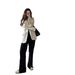 ng2510292 Elegant Black Blazer Women, New Korean-style Loose Fit Petite Individuals, Casual Suit Jacket, Versatile For Fall 2025_ecoleips.com