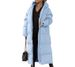Women's Long Hooded Zip-Up Cotton Coat - Casual Loose Fit Warm Winter Jacket In Solid Colors (Green, Black, Blue, Orange, Army Green, Camel)_ecoleips.com
