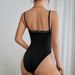 Voya Women's New Slim And Sexy Camisole Jumpsuit Summer Black Lace Patchwork Beautiful Back And Crotch Bottom, Inner Vest_ecoleips.com