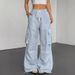 Autumn/Summer High-Waisted Slimming Striped Pants For Women Casual Loose Street Style Floor Length Fashion_ecoleips.com