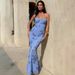 Women's Style Backless Tie Dress Slim Fit Sexy Long Skirt Summer New Arrival INS Temperament_ecoleips.com