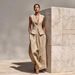Women's Slimming Vest And Pants Set Solid Color V Neck Sleeveless Casual Outfit For Summer_ecoleips.com