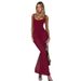 European And American Style Women's New Cross-Border Fashion Elegant Slim Fit Patchwork Sexy Mesh Backl Strap Long_ecoleips.com