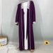 Hot Sale Embroidery Ring Lace Cardigan Dress Arab Dubai Temperament Elegant Long Dress_ecoleips.com